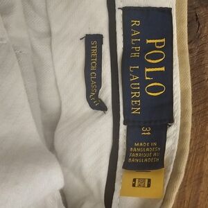 Mens Polo Khaki Shorts
